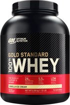 Optimum Nutrition Gold Standard 100% Whey Protein - Vanilla Ice Cream - Proteine Poeder - Eiwitshake - 71 doseringen (2270 gram)
