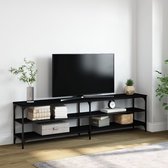 The Living Store TV-meubel - Trendy en praktisch - Meubelen - Afmeting- 180 x 30 x 50 cm - Kleur- Zwart