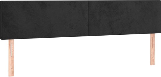 vidaXL-Boxspring-met-matras-fluweel-zwart-160x200-cm