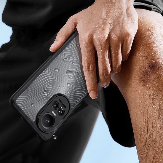 Dux Ducis Aimo adapté pour Oppo Reno 10/10 Pro - Coque arrière Zwart