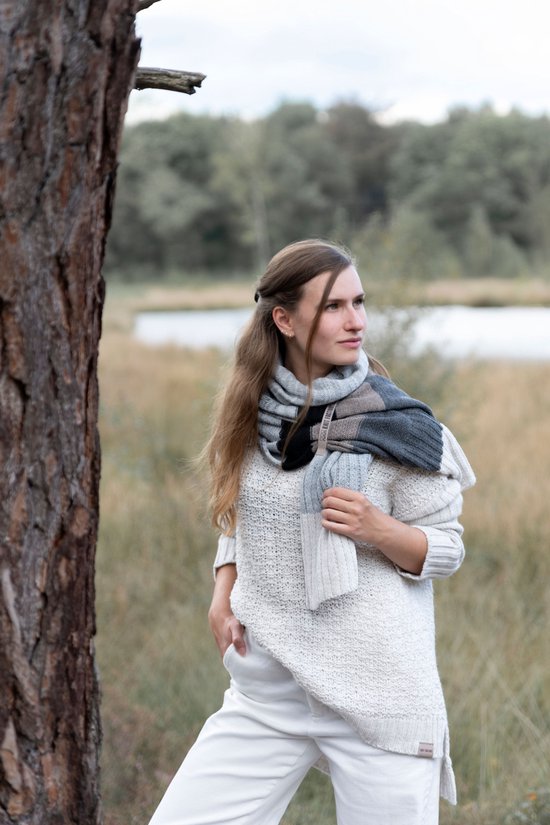 Knit Factory Emily Knitted Ladies Sweater - Pull femme en laine - Zwart - 36/38