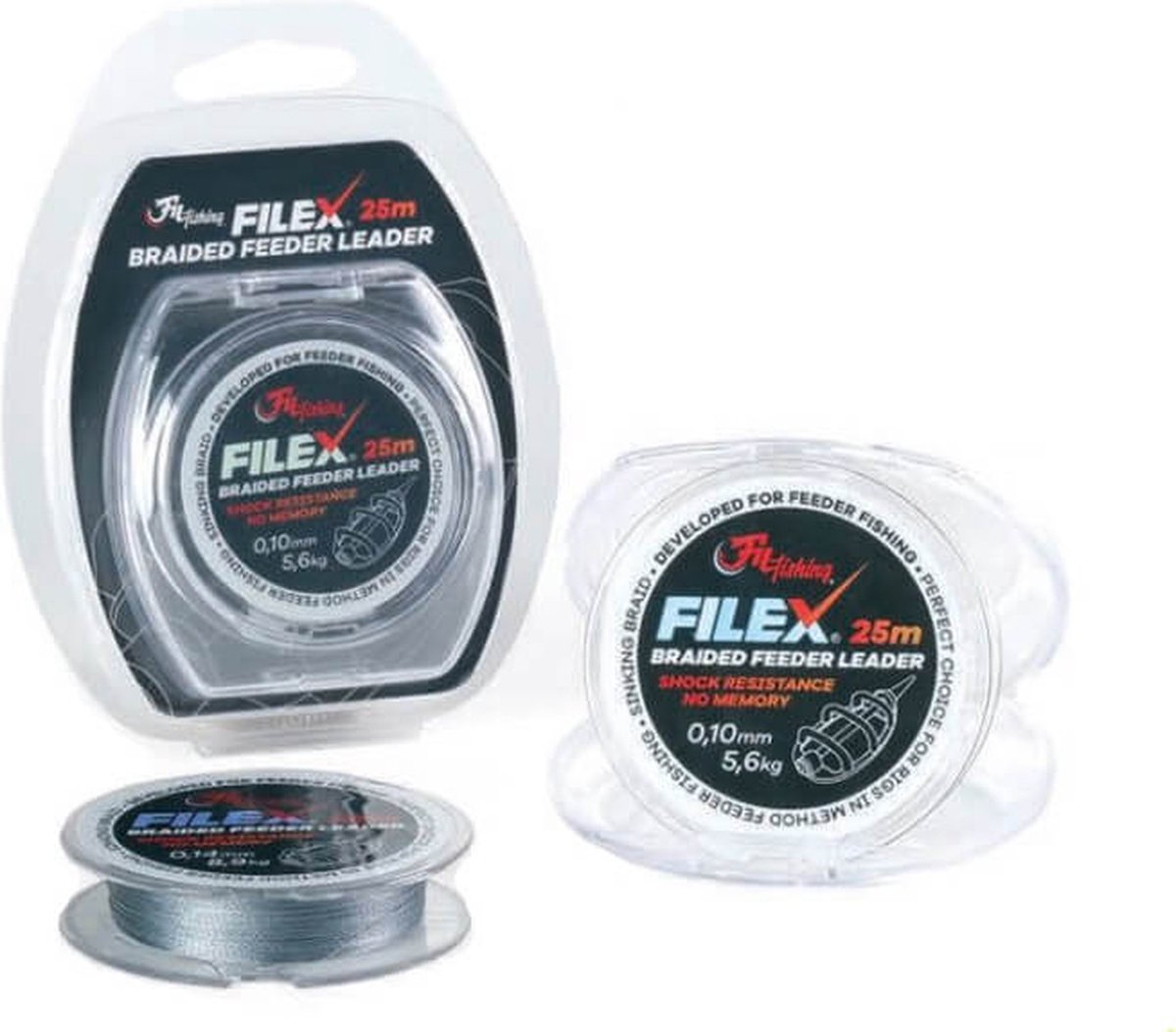 Filfishing - Filex Feeder Braid - Gevlochten onderlijn materiaal - 25 meter - 0,16 mm (10,6 kg)