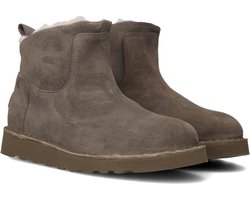 Shabbies Palissa Ankle Boot Laarzen - Suède - Dames - Taupe - Maat 37