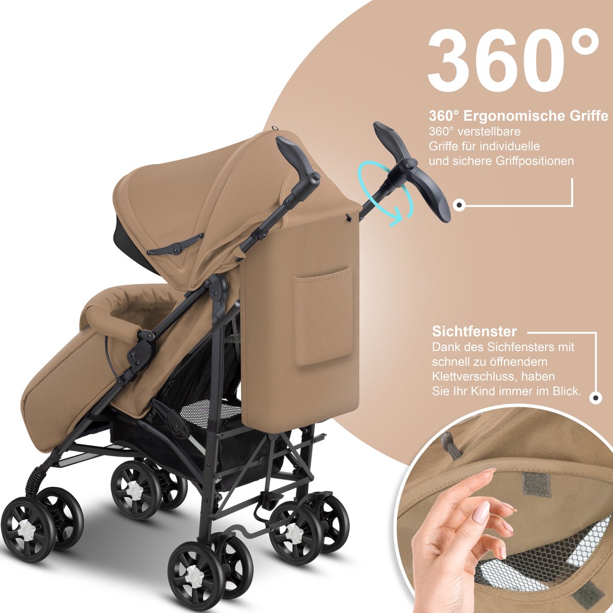 KIDIZ® KIDIZ KIDIZ KIDIZ Kinderwagen | Prijs & specificaties