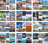 Set de cartes de voeux Landen - Carte de voeux avec 6 photos - 10x15cm - Espagne/Portugal/Italie/ Nederland/Allemagne/France/Autriche/ België/Suisse/République tchèque/Norvège/Islande/
