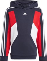 adidas Sportswear Colorblock 3-Stripes Hoodie - Kinderen - Blauw- 176