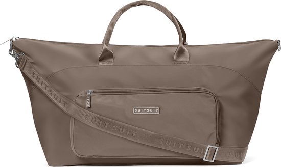 Foto: Suitsuit natura weekendtas dames handbagage tas reistas 36 x 51 x 21 cm 28l taupe