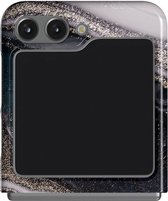 Burga Hoesje Geschikt voor Samsung Galaxy Z Flip 5 - Burga Snap Backcover - Meerkleurig