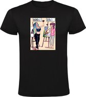 Social media likes Heren T-shirt - schilderij - kunst - drol - chick - vrouw - grappig