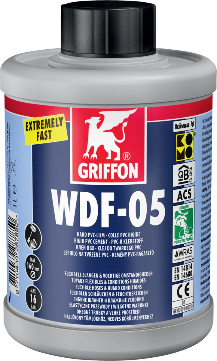 PVC-Kleber Griffon WDF-05 á 500 ml