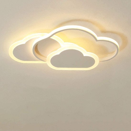 Plafonnier Nuage,32w Lampe de Plafond LED Créatif avec Dimmable