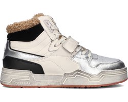 Scotch & Soda Lillie Hi Hoge sneakers - Leren Sneaker - Dames - Wit - Maat 38