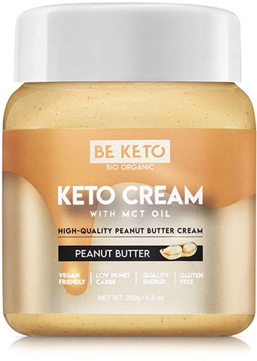 Goedkoopste Be Keto | Keto Cream | Peanut Butter MCT | 1 x 250 gram