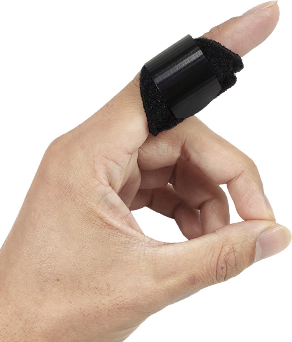 Goedkoopste Vingerspalk I Vingerbrace I Vingerfixatieriem I Revalidatiespalk I Vinger Splint I Rechttrekken Vinger I Ventilatiegaten I Zwart