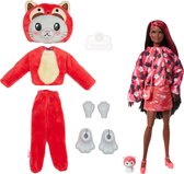 Pop Barbie Cutie Reveal - 30 cm - Chaton Panda Roux - Poupée Barbie