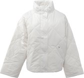 Tommy Hilfiger TJW Diamond Quilted Dames Jas - Wit - Maat M