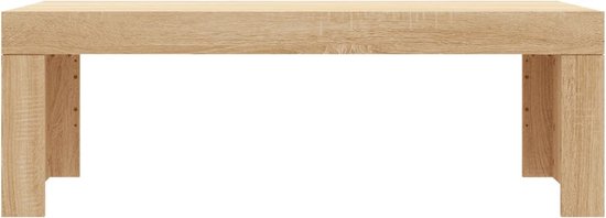 vidaXL Salontafel 102 x 50 x 36 cm, bois , chêne Sonoma gris