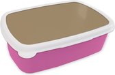 Lunch box Rose - Lunch box - Boîte à pain - Palette - Beige - Intérieur - 18x12x6 cm - Enfants - Fille