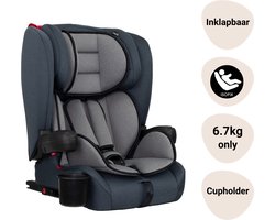 Product: Novi BabyÂ® Morris Go Autostoel - Grijs - Geschikt van 9-36 kg - Inklapbare autostoel, van het merk 