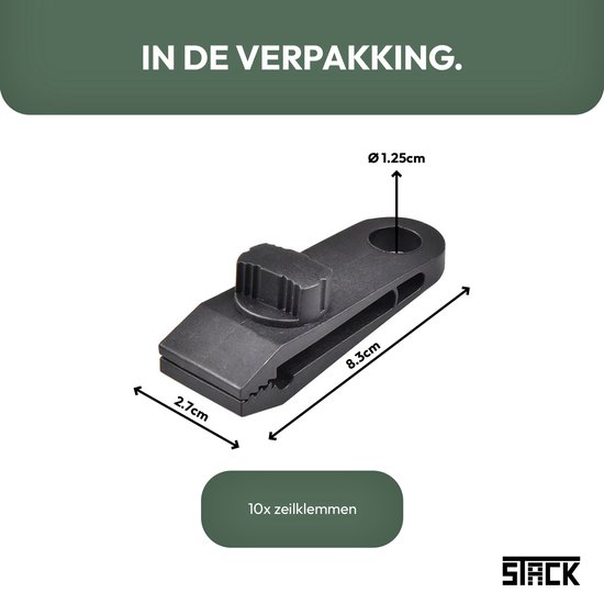 S4D® - Heavy Duty Zeilklemmen - Doekklem - Zeilbinders - 10 STUKS Extra Breed Voor Een Sterkere Bevestiging S4D® - Heavy Duty Zeilklemmen - Doekklem - Zeilbinders - 10 STUKS Extra Breed Voor Een Sterkere Bevestiging
