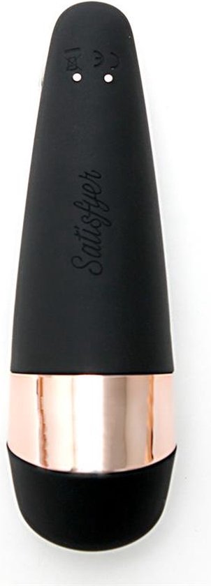 Satisfyer Pro 3 Plus Vibration, drukgolven en vibratie, 2 gescheiden motoren, accutechnologie, waterdicht