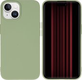 iMoshion Hoesje Geschikt voor iPhone 15 Hoesje Siliconen - iMoshion Color Backcover - groen