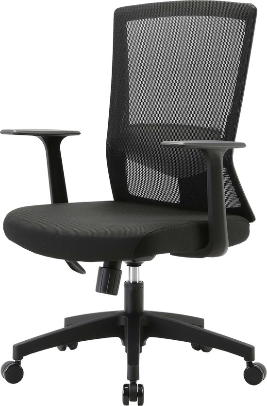 Ergonomische bureaustoel Taurus, geschikt voor gebruik van 8h, zwart Ergonomische bureaustoel Taurus, geschikt voor gebruik van 8h, zwart