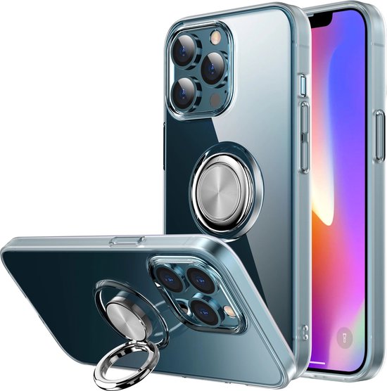 ShieldCase iPhone 13 Pro Max TPU avec anneau - transparente
