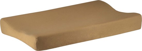 Prénatal aankleedkussenhoes mousseline - Unisex - Beigebruin - 67 x 45cm.