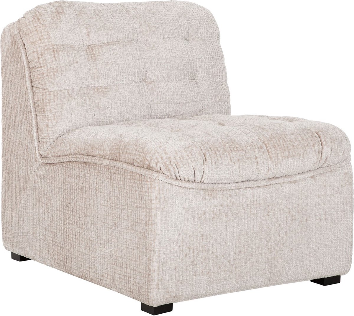 MUST Living fauteuil Liberty - Glamour naturel - 75x67x85 cm