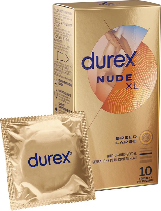 Durex - Condooms Nude XL 10 st.