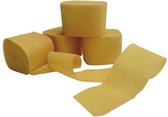 Rouleau de papier Haza Crepe - 3x - jaune - 200 x 5 cm - ignifuge