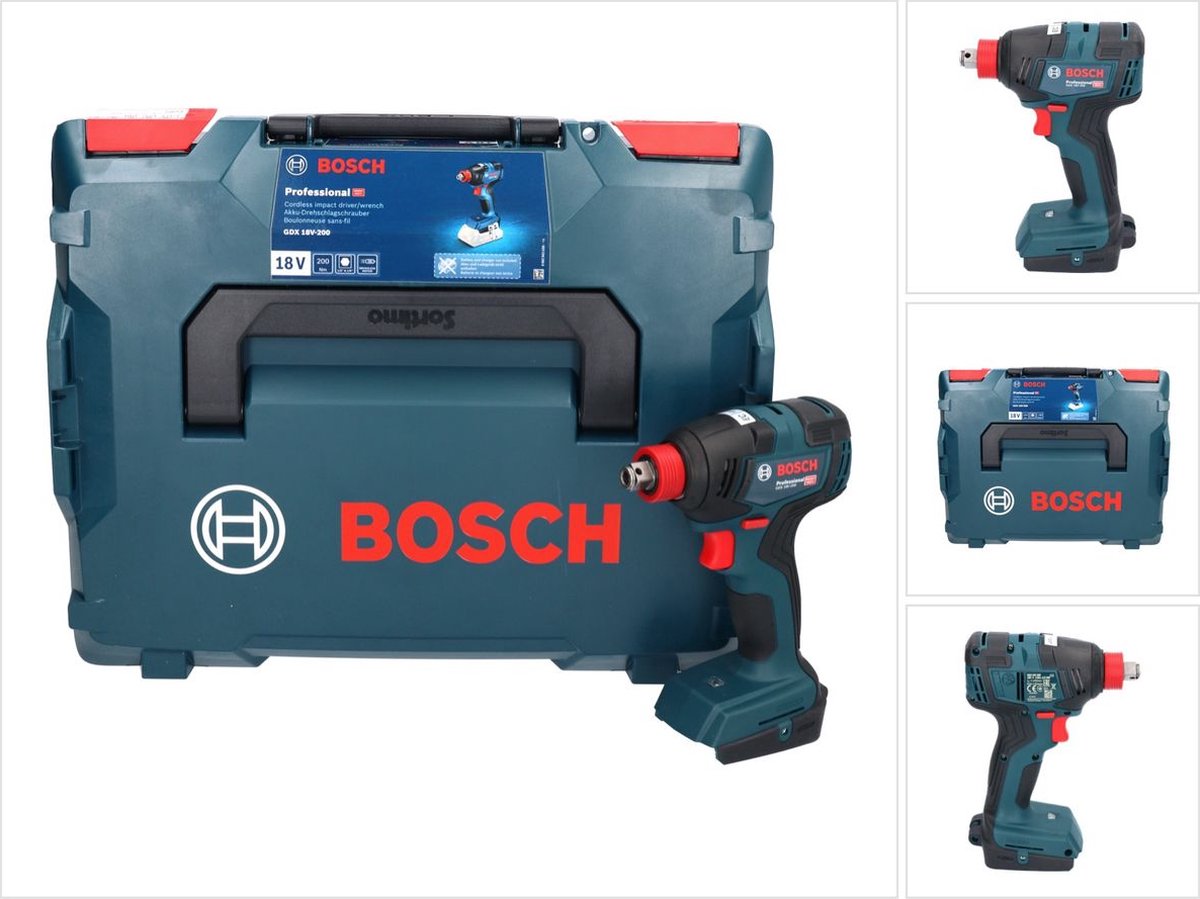 Visseuse à chocs/boulonneuse sans fil GDX 18V-200 dans L-BOXX 136 Bosch  Professional