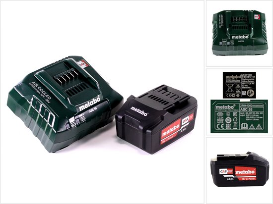 Metabo 625591000 Battery Pack 18 V, 4.0 Ah, Li-Power