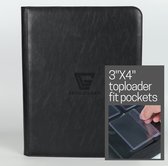 Gemloader Premium 3''X4'' toploader binder, Trading kaarten verzamelmap [216 pockets] Zwart