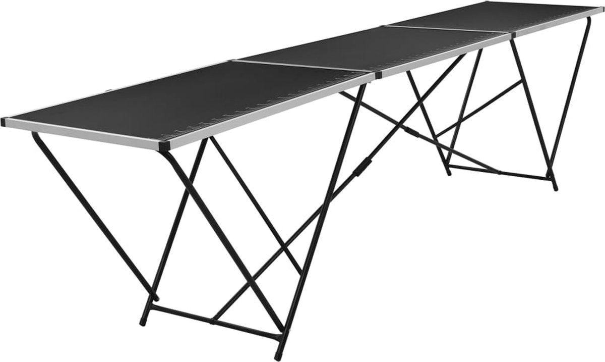 Table à tapisser, 3 pièces, 100x60 cm réglable en hauteur