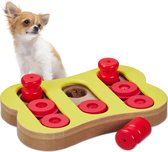 Relaxdays jeu de réflexion chiens - grands et petits chiens - puzzle alimentaire - jouets d'intelligence