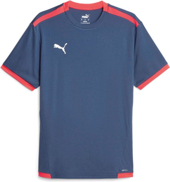 PUMA teamLIGA Jersey Jr Maillot de sport Kinder - Blauw - Taille 152