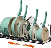 Le support de Rack Pan contenir du fer réglable avec 7 compartiments réglables pour Rack et Pan .