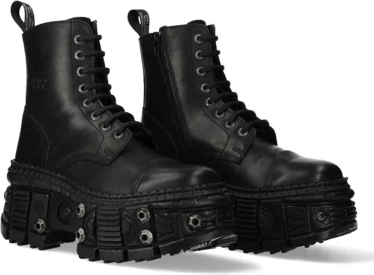 New Rock M-WALL083 S7 Enkellaars 38 Shoes Zwart