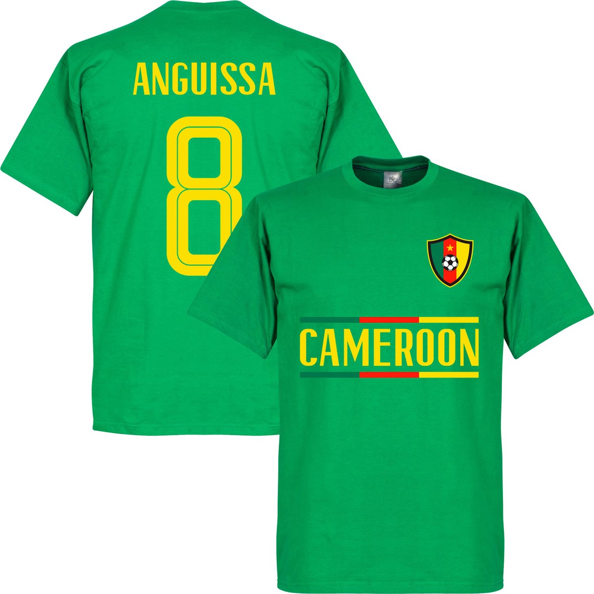 Kameroen Anguissa 8 Team T-Shirt - Groen - XL