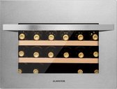 Bol.com Klarstein Vinsider 24 Built-In Uno - Inbouw Wijnkoelkast - 1 Zone - 51 Liter / 24 Flessen - Roestvrij Staal - 42 dB - 5 ... aanbieding