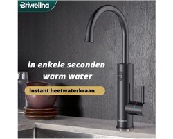 Doorstroomverwarmer - Warmwater dispenser - Warmwaterdispenser - Heetwaterkraan - Heetwater kraan - Doorstromer elektrisch - Besparend - 220V - Doorstroomkraan - Buitenkeuken - Camper - Boot - Temperatuur - Display
