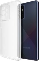 LuxeBass Hoesje geschikt voor Samsung Galaxy A33 5G - Siliconen hoesje - TPU - Transparant - telefoonhoes - gsm hoes - gsm hoesjes