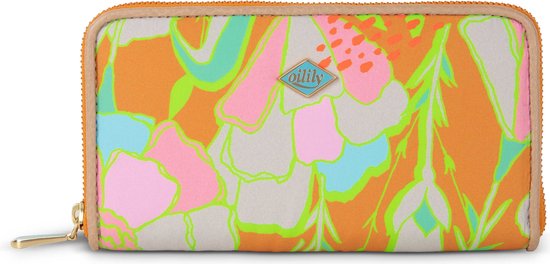 Oilily Zoey - Portemonnee - Dames - Ritssluiting - Oranje - One Size