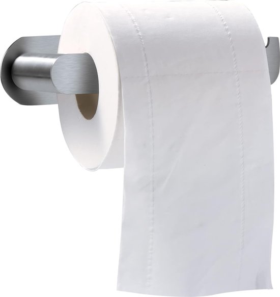 Toiletpapierhouder voor aan de muur, zelfklevend, van