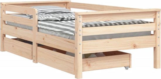vidaXL-Kinderbedframe-met-lades-70x140-cm-massief-grenenhout