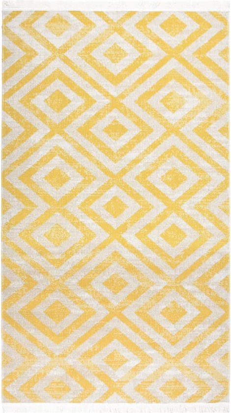 vidaXL Tapis d'extérieur tissé à plat 80 x 150 cm Multicolore