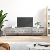 The Living Store TV-meubel 3 lades - 150 x 36 x 30 cm - Betongrijs