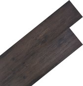 vidaXL Planches de sol 5.26 m² 2 mm PVC classique chêne blanc